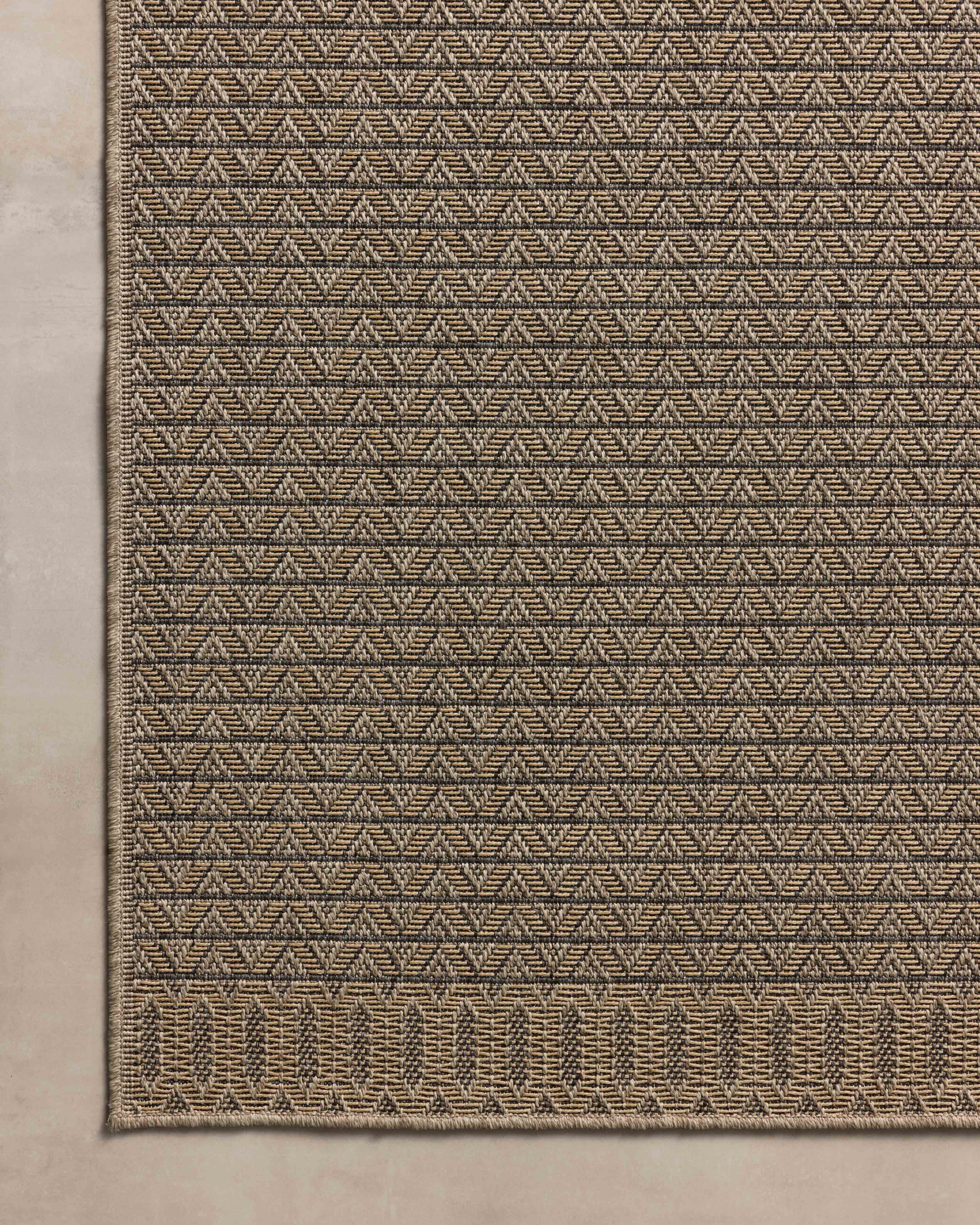 Chris Loves Julia x Loloi Providence Natural / Graphite 6'-3" x 9'-2" Area Rug