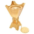 thumbnail image 6 of Hemoton Middle Eastern Style Metal Incense Burner Aromatherapy Censer For Home Decor Small Bakhoor Burner For Meditation Yoga Office And Spa, 6 of 8