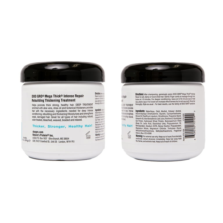 Doo Gro Natural Mega Thick Intense Repair Rebuilding Hair