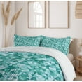 thumbnail image 6 of Ambesonne Geometric Duvet Cover Set, Triangle Mosaic Shape, Queen, Teal Green, 6 of 6