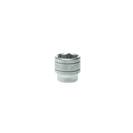 

Teng Tools 22mm 3/8 Inch Drive 6 Point Regular Metric Socket - M380522-C