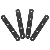 GOOHOCHY 4pcs Flat Plate Straight Brackets Mending Repair Plates Straight Brace Brackets