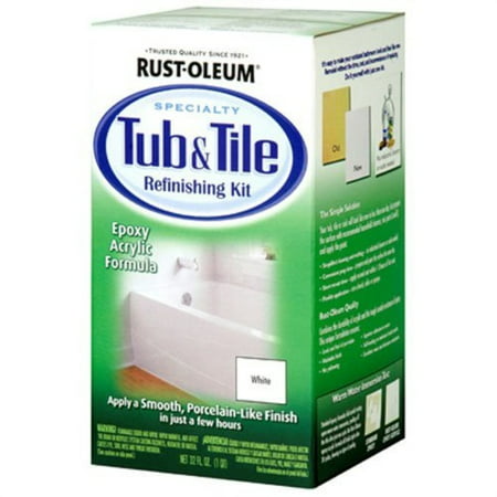 rust-oleum 7860519 tub and tile refinishing 2-part kit, (Best Bathtub Refinishing Kit)