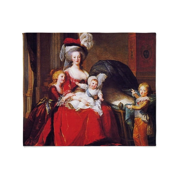 CafePress - Lebrun: Marie Antoinette & Children Throw Blanket - Soft Fleece Throw Blanket, 50"x60" for All Ages