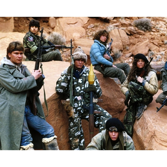 Red Dawn P. Swayne C.t. Howell C. Sheen L.thompson Pose 24x36 HD Aluminum Art