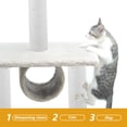 thumbnail image 2 of Poste rascador alto Poste rascador para gatos Poste rascador para gatos lindo Poste rascador de alfombra Accesorio para gatitos Poste rascador para gatos de sisal, 2 of 5