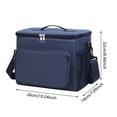 thumbnail image 4 of Reusable Insulated Lunch Bag with Adjustable Shoulder Strap, Leakproof Lunch Box for Adults, Work, School, Outdoor Picnic, Travel, Meal Prep, Back to School Supplies, 4 of 4