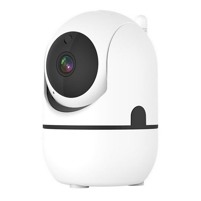 Cámara De Seguridad WiFi De 1080p, Micrófono Incorporado ABS 360 Grados Rotación Vigilancia Casera Visión Nocturna Para Oficina
