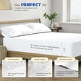thumbnail image 3 of Egyptian Cotton Sheets Queen Size - 600 Thread Count Luxury Sateen Deep Pocket Set, 3 of 6