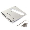 thumbnail image 4 of Metal Electric Guitar Bridge Portable Replacing Upgrade Pre-drilled Stringed Musical Parts Instrument Bass Bridges with Mounting Screws, 4 of 7