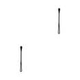 thumbnail image 4 of Monstrate Batidor de huevos Cuchara para condimentos Utensilios para hornear portátiles Espumador de leche Mezclador Gadget Negro 2piezas, 4 of 6