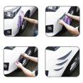 thumbnail image 2 of 6 Pcs Front Bumper Diffuser Fins Carbon Fiber Style Side Canards Lip Decoration Body Spoiler Universal Fit, 2 of 4