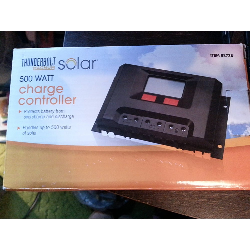 500 Watt Solar Charge Controller, Protect your 12 volt leadacid or gel