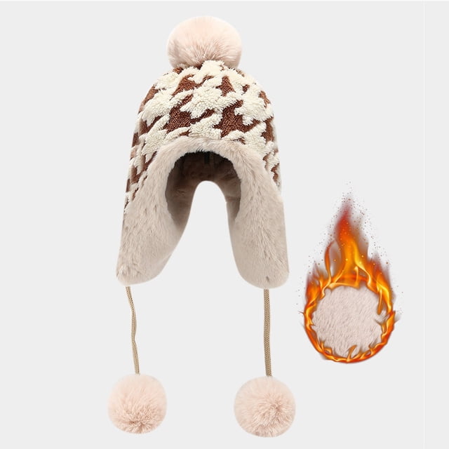 Chapeaux Bombers Automne Hiver Noir Rouge Kaki Marron Polyester Coton Chapeaux Bombers