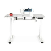 Indoor Eleanor Serger & Sewing Machine Table - White
