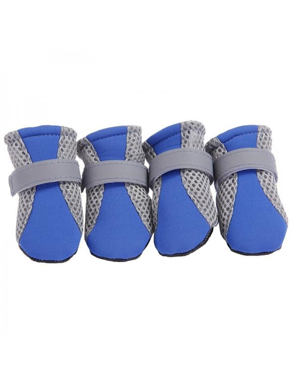 Waterproof Dog Boots Paw Protectors Dog Shoes Adjustable Strap Anti