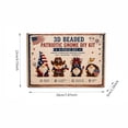 thumbnail image 3 of Patriotic 3D Beaded Gnome Craft Kit, DIY 4th of July Beading Set with Pre-Sorted Beads, Tools & Instructions, Handmade Gnomes for Holiday Home Decor (E), 3 of 8