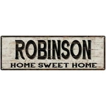 ROBINSON Rustic Home Sweet Home Sign Gift 6x18 Metal Decor 106180084027
