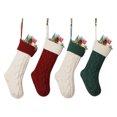 thumbnail image 1 of Paquete de 4 medias navideñas, medias navideñas, medias colgantes para chimenea, decoraciones, 1 of 5