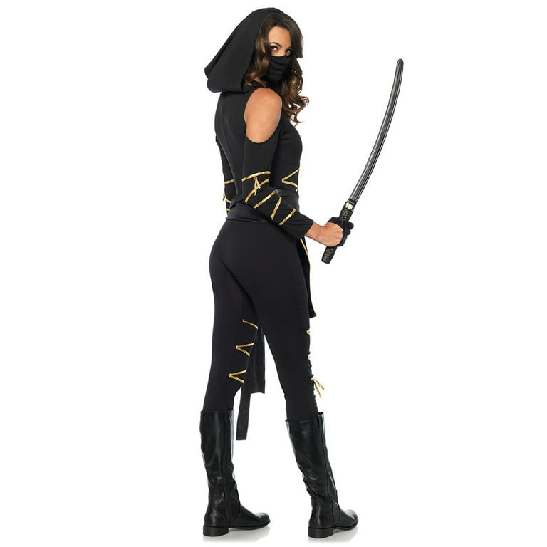 Leg Avenue Dragon Ninja Women's Fancy-Dress Costume for Adult, L