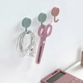thumbnail image 2 of Self-Adhesive Hook No Drilling Macron Color Nordic Style Wall Mounted Hanger for Kid's Room Living, 2 of 5