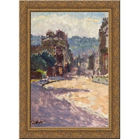 View of Bath from Belvedere 24x18 Gold Ornate Wood Framed Canvas Art by Walter Sickert