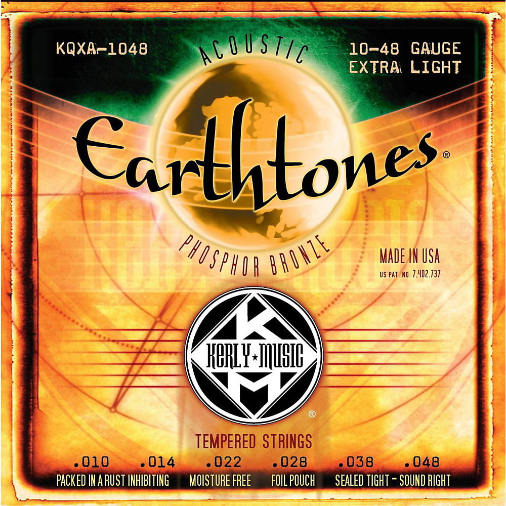 ケーリーミュージック/Kerly Music Earthtones Phosphor Bronze Acoustic Guitar Strings  Extra Light/