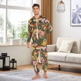 thumbnail image 6 of FORMRS Onesies Pajama for Adults Unisex Hoodie Winter Jumpsuit One Piece Sleepwear, Sizes S-2XL, Colorful Mushroom, 6 of 7