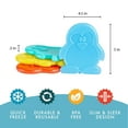 thumbnail image 2 of Cool Coolers by Fit + Fresh Kids Slim Lunch Box Ice Packs Multicolored Penguin 8pk., 2 of 7