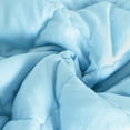thumbnail image 3 of Flxxie Microfiber Ultra Soft Toddler Comforter, Warm Kids Crib Quilted Blanket, Aqua, 43"x60", 3 of 5