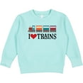 thumbnail image 2 of Inktastic I Love Trains Toddler Sweatshirt, 2 of 4