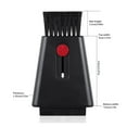 thumbnail image 2 of Dalazy Keyboard Brush Double Heads Screen Scrubber Retractable Soft Hair Keyboard Brush Portable Cleaning Tool, 2 of 8