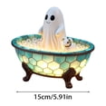 thumbnail image 3 of JHyouerji Halloween Night Light,Handmade Color Changing LED Ghost Bathtub Night Light,Battery Powered Portable Table Ornament for Bathroom Bedroom Halloween Home Decor, 3 of 9