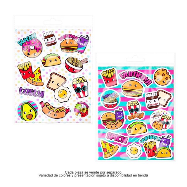 Stickers Musul International Foodies Varios Diseños 1 Planilla