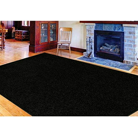 Bright House Solid Color Round Shape Area Rugs Black 24 X24 Set Of 6 Canada Solid Color Round Shape Area Rugs Black, 24 Round Area Rug
