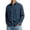 04#Dark Blue, variant on Mens Button Down Shirts Plaid Long Sleeve Shirts Lapel Collar Regular Fit Striped Fall Top