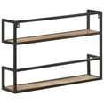 thumbnail image 3 of vidaXL Wall Shelf 80x20x60 cm Rough Mango Wood, 3 of 5