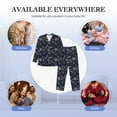 thumbnail image 7 of KLL Wildflowers And Dragonflies Sleepwear Mens Flannel Pajamas,Long Cotton Pj Set, 7 of 7