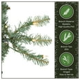 thumbnail image 6 of National Tree Company 7.5 ft Pre-Lit Dunhill Fir Artificial Christmas Tree, 750 Clear Lights, 2,514 Tips, Includes Stand, Blue, 6 of 9