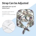 thumbnail image 3 of Scrub Caps Women Men, Paisley Pattern No.9022 Adjustable Working Caps, Turban Hat Cleaning Working Cap with Sweatband, Elastic Bandage Tie Back Nurse Cap, 3 of 5