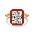 thumbnail image 1 of Creative 925 Sterling Silver Cubic Zirconia Gemstone Party Women Rings Fine Jewelry Birthday Gifts Rings Size 6-9 - Rings, 1 of 7