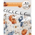 thumbnail image 4 of Pumpkin Vintage Fall Pumpkin Thanksgiving Shower Curtain Set ，Waterproof Fabric Shower Curtains Shower Curtains for Bathroom,Bathroom Decor 72"x78", 4 of 7