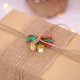 thumbnail image 4 of Adorno Colgante JM 20 piezas mini lazo de Navidad con campanas decoraciones para árbol de Navidad, 4 of 5
