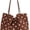 Brown, variant on Vintage Polka‑Dot PU Tote Shoulder Bag, Large Capacity Drawstring Top‑Handle Handbag with Magnetic Snap & Removable Inner Clutch Pouch, Soft Casual Satchel for Commuting Shopping Weekend