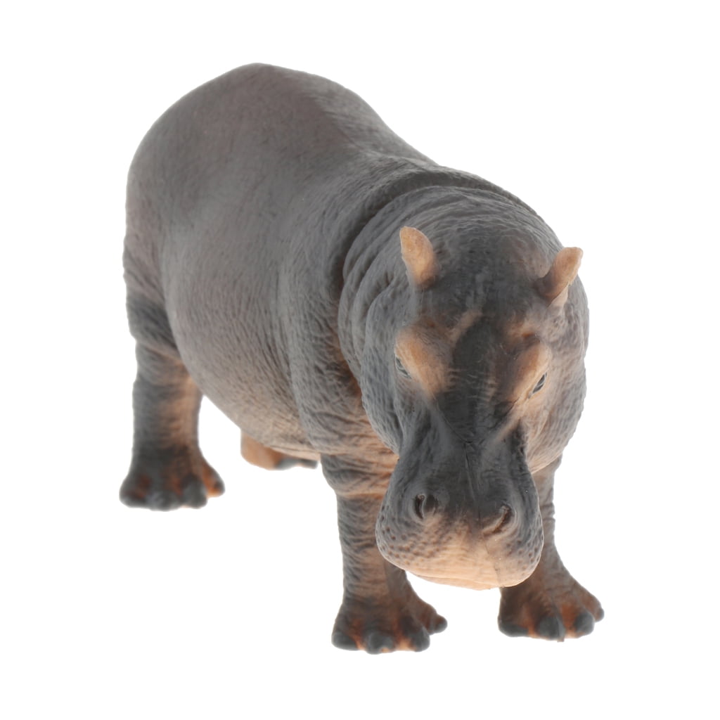 Simulation Hippo Plastic Model For Children Learning Playing Figurine Toys L 