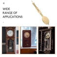 thumbnail image 3 of HEMOTON Golden Metal pendulum for Wall Clock Replacement Perfect for Home Use and DIY Projects 8.5 inches, 3 of 6