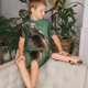 thumbnail image 4 of Fotbe Squirrel Pijama Estampada de 2 Piezas para Niños – Ropa de Dormir de Manga Corta Cómoda para Niños y Niñas, Camiseta y Shorts de Algodón-Medium, 4 of 6