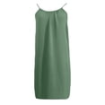thumbnail image 3 of MAIHAN Backless Dresses for Women,Summer Sleeveless Backless cami Dresses Spaghetti Strap Flowy Dress Long Sundress with Back Tie(Light Green,XXXXXL), 3 of 6