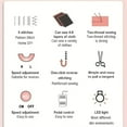 thumbnail image 3 of Household Small Electric Sewing Machines For Clothing Sewing Tools Portable Electric Sewing And Edge Locking Machines, 3 of 5
