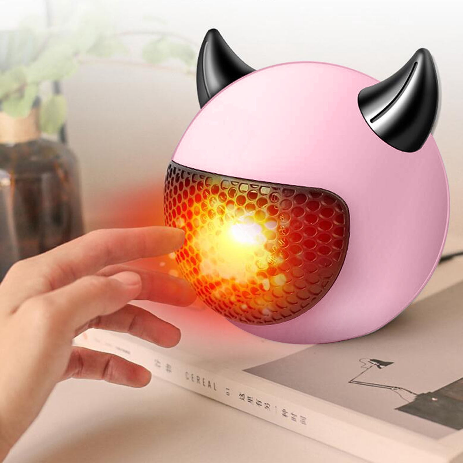 Cute Little Cartoon Mini Heater, Office, Desktop, Household Portable Heater  - Walmart.com